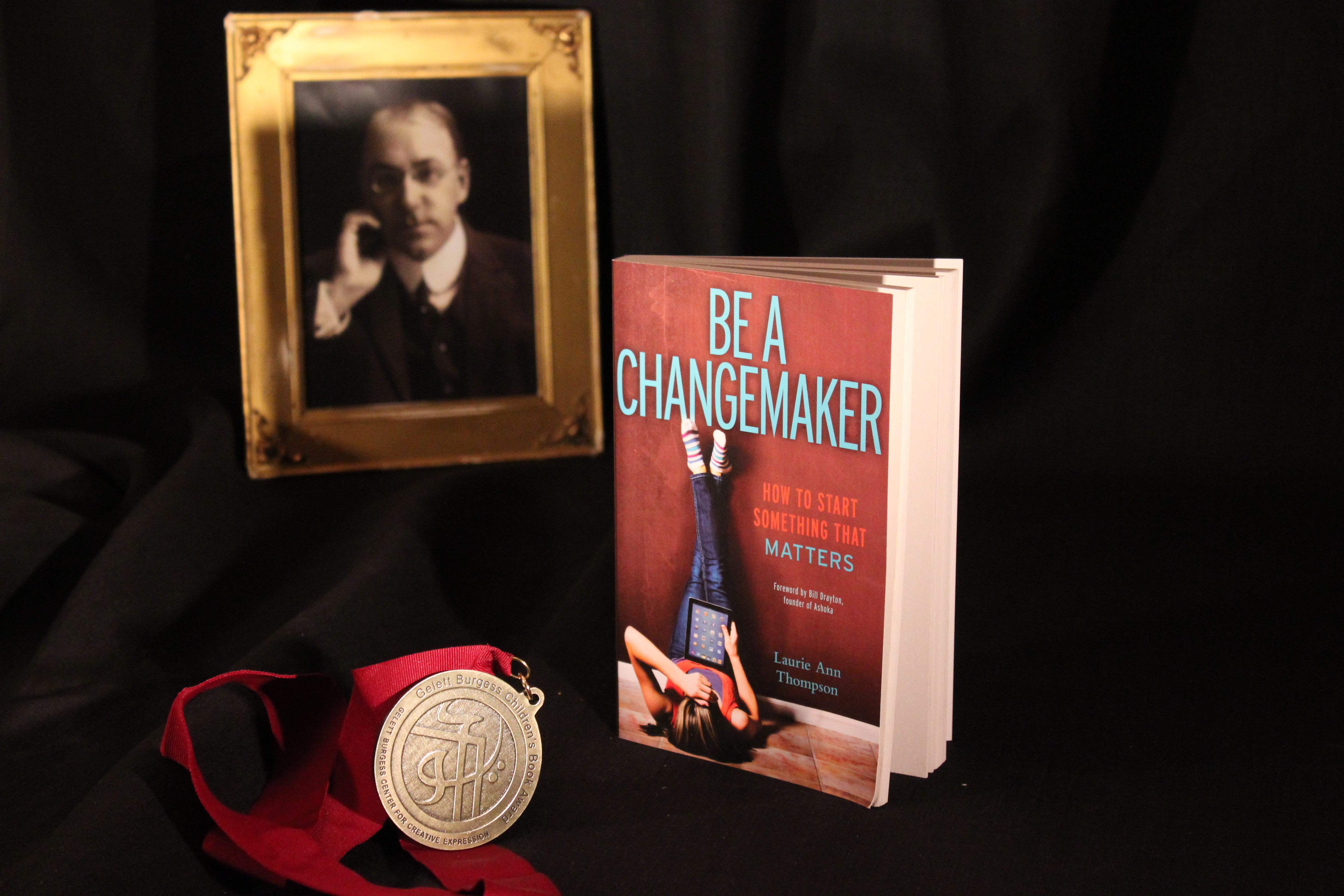 Burgess Award Be a Changemaker display