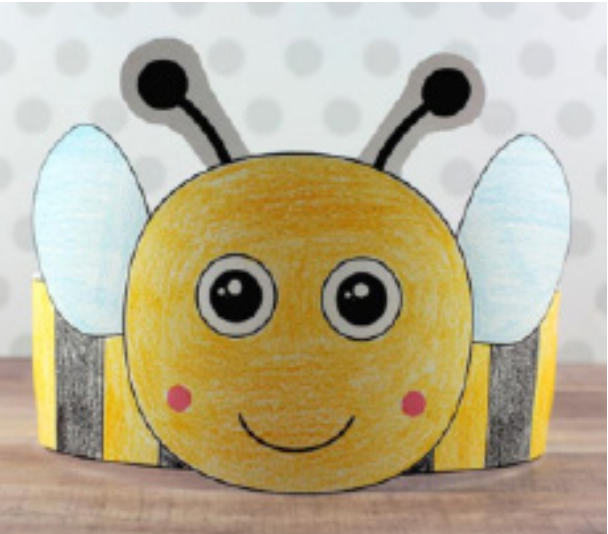 You Are a Honey Bee! headband craft