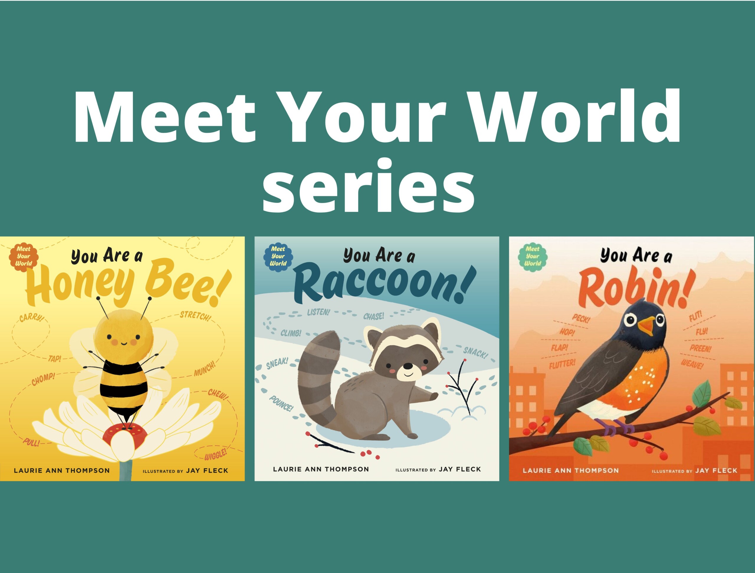 covers of books in the Meet Your World series